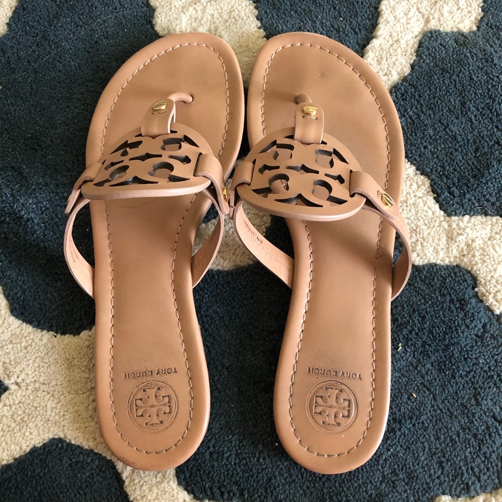 Tory Burch Miller’s size 8.5 (color: makeup)